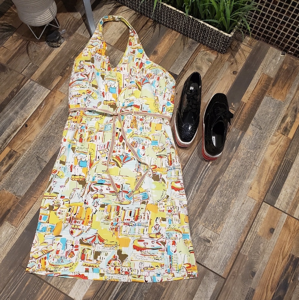 Gorgeous Miss Dorby Vintage Halter Sundress